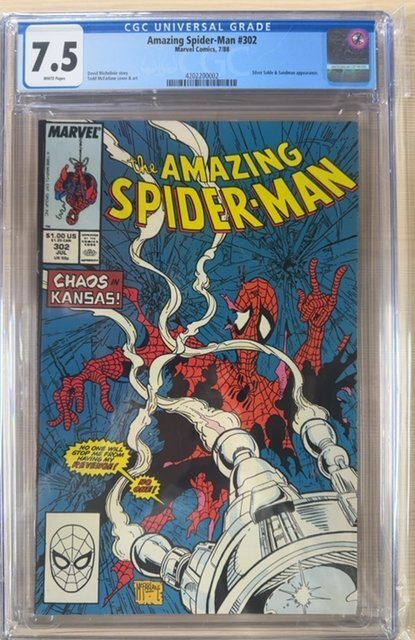 The Amazing Spider-Man #302 (1988). CGC 7.5