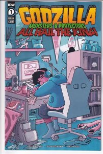 GODZILLA MONSTERS & PROTECTORS ALL HAIL KING (2022 IDW) #1 VARIANT CVR B BELL