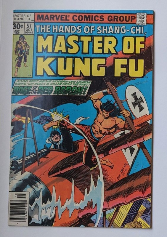 Master of Kung Fu #57 (1977)  VG-FN