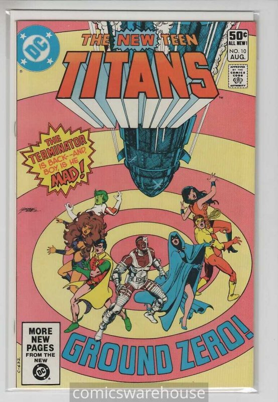 NEW TEEN TITANS (1982 DC) #10 NM A07237