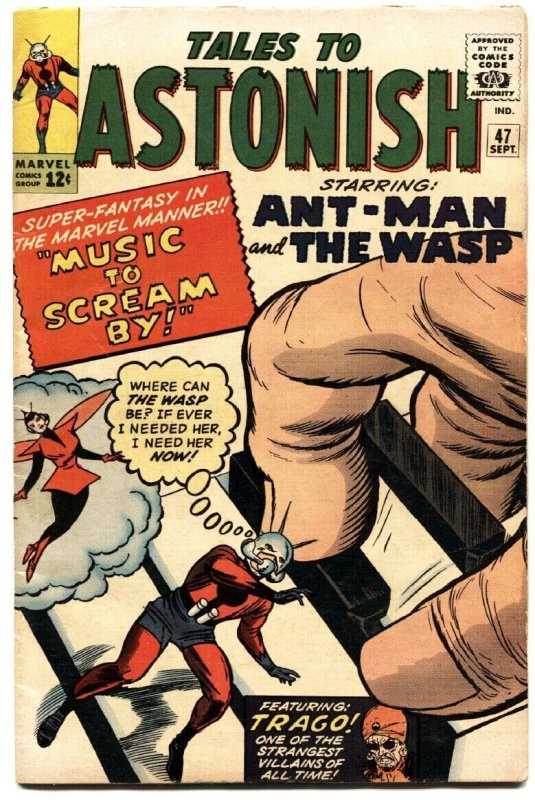 TALES TO ASTONISH #47 1963-ANT MAN-WASP-DITKO-HECK-FOX!