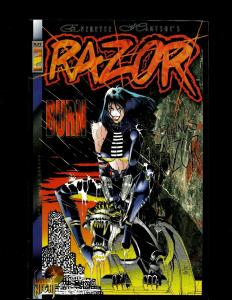 Lot of 12 Razor London Night Comic Books #1 1 2 3 3 4 5 12 13 14 15 16 J398