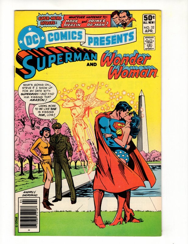 DC Comics Presents #32 (VF) Wonder Woman Appearance DC