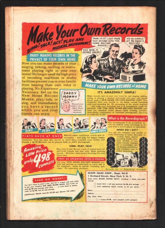 Blazing West #11  1950 - ACG  -G - Comic Book