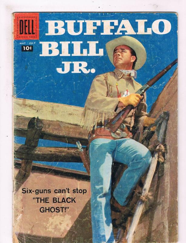 Buffalo Bill Jr. #8 VG Dell Silver Age Comic Book 1958 Western Series DE2