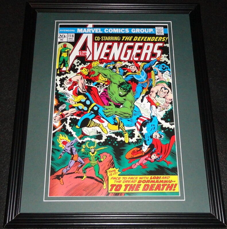 Avengers #118 Loki Hulk Framed Cover Photo Poster 11x14 Official Repro 