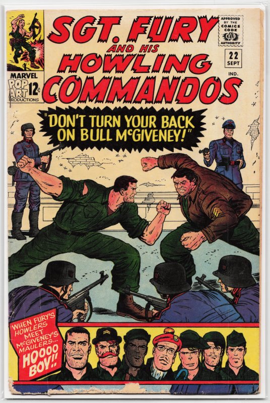 Sgt. Fury #22 (1965) Sgt. Fury and His Howling Commandos