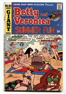 Betty and Veronica Summer Fun- Archie Giant #164 1969 Swimsuit cvr