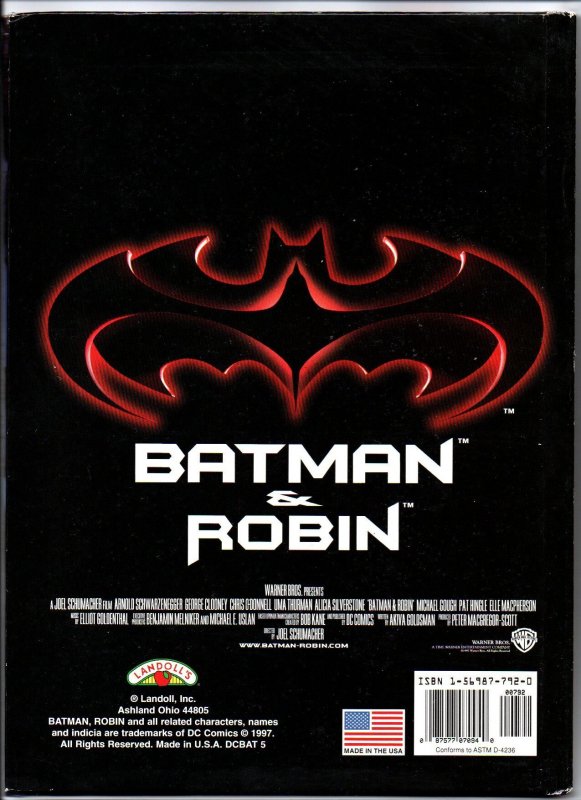 BATMAN AND ROBIN STORYBOOK (1997) HARDCOVER TRADE