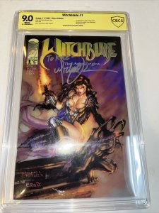 Witchblade (1995) # 1 (CBCS 9.0) Verified Signature Michael Turner