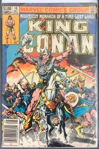 King Conan #16 Newsstand Edition (1983, Marvel) VG/FN