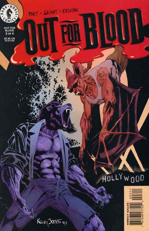 Out For Blood #3 FN; Dark Horse | save on shipping - details inside