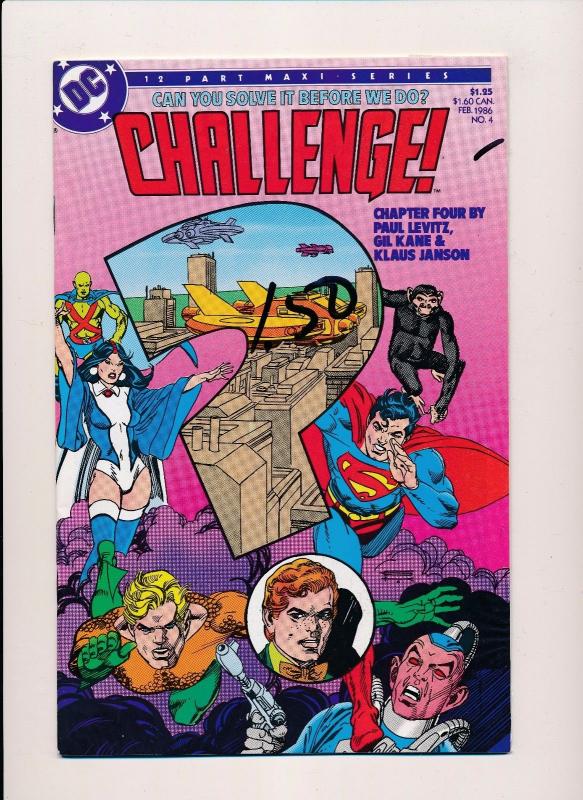 DC MIXED LOT- CHALLENGE #3/4/7/9 VERY FINE/NEAR MINT (SRU649)