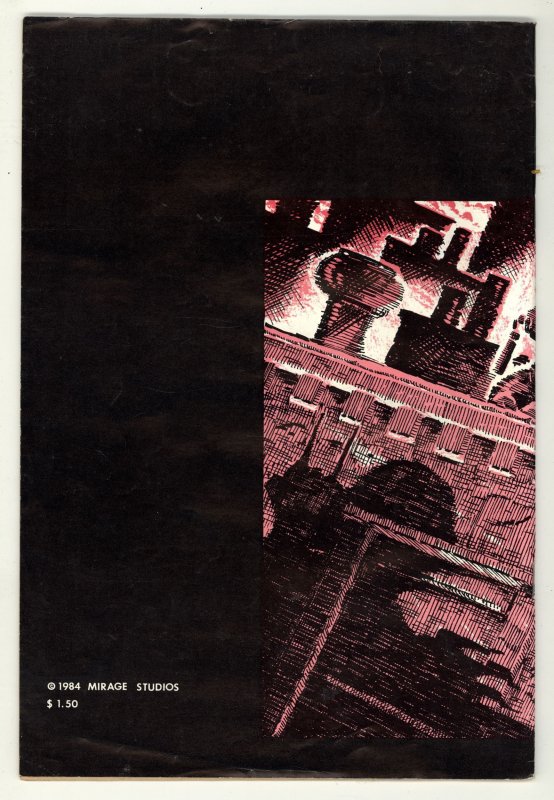 Teenage Mutant Ninja Turtles #1 Third Print Cover (1984)