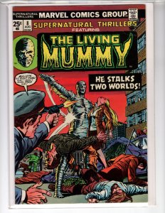 Supernatural Thrillers #8 (1974) The Living Mummy! / MC#102