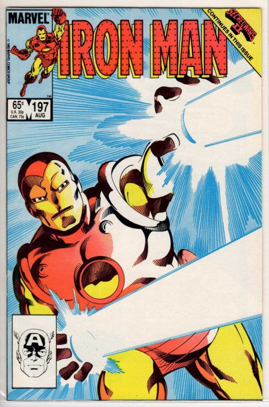 Iron Man #197 Direct Edition (1985) 9.6 NM+