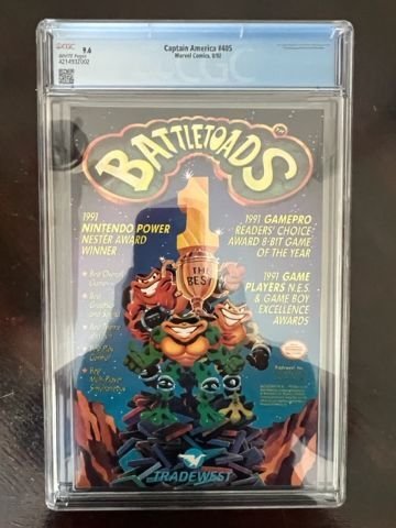 Captain America #405 (1992) - CGC 9.6 ! - 1st Cap Wolf !