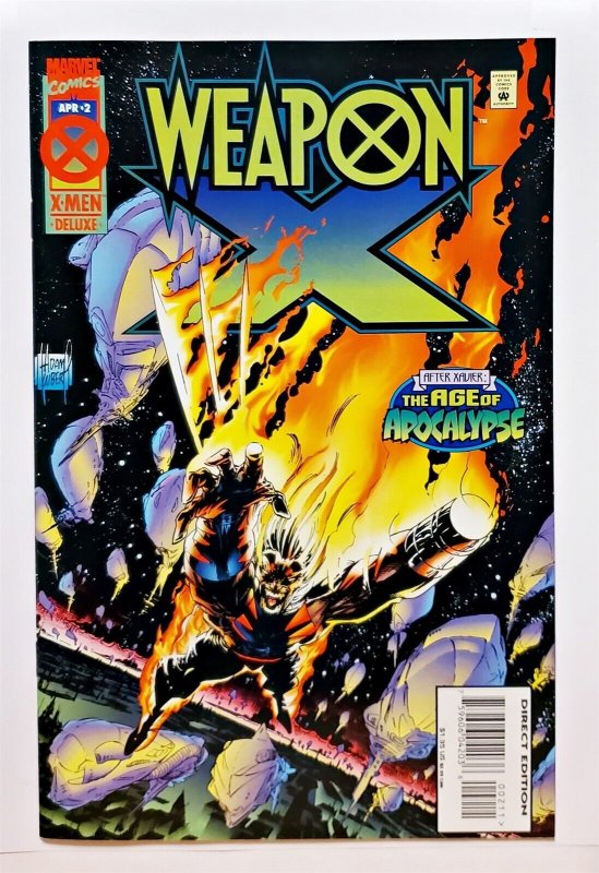 Weapon X #2 (April 1995, Marvel) 9.0 VF/NM  