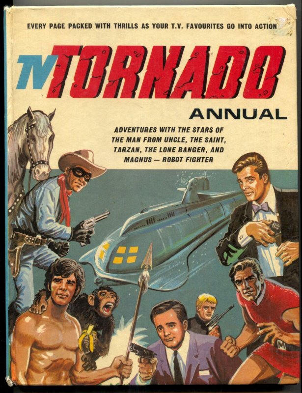 TV Tornado Annual  UK hardback Man From UNCLE- Lone Ranger