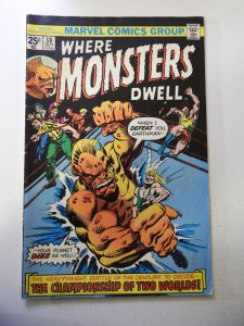 Where Monsters Dwell #38 (1975) VG Condition