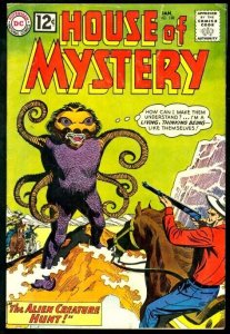 HOUSE OF MYSTERY #130-ALIEN CREATURE HUNT-DC VG+ 