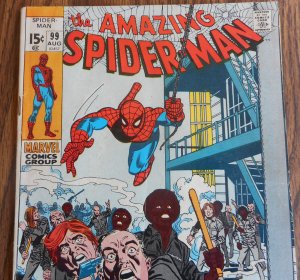 Amazing Spider-man # 99 Classic Gil Kane Prison Brake Cover