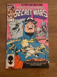 Marvel Super Heroes Secret Wars # 7 VF Comic Book Spider-Man Avengers Hulk J930 