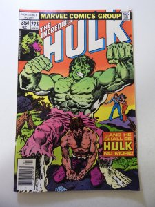 The Incredible Hulk #223 (1978) FN- Condition