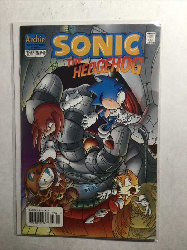 Sonic The Hedgehog 58 Near Mint- Nm- 9.2 Archie Comics