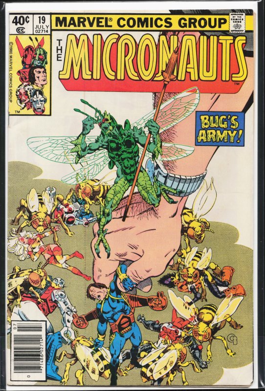 Micronauts #19 (1980) Micronauts / Enigma Force