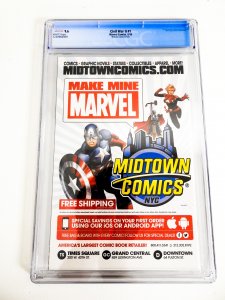 Civil War II #1 Midtown Comics Cover (2016) CGC 9.6!