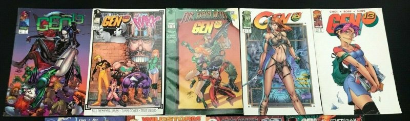GEN 13 9PC LOT (VF) MAXX!! BOOTLEG!! GEN X!! 1995-97 