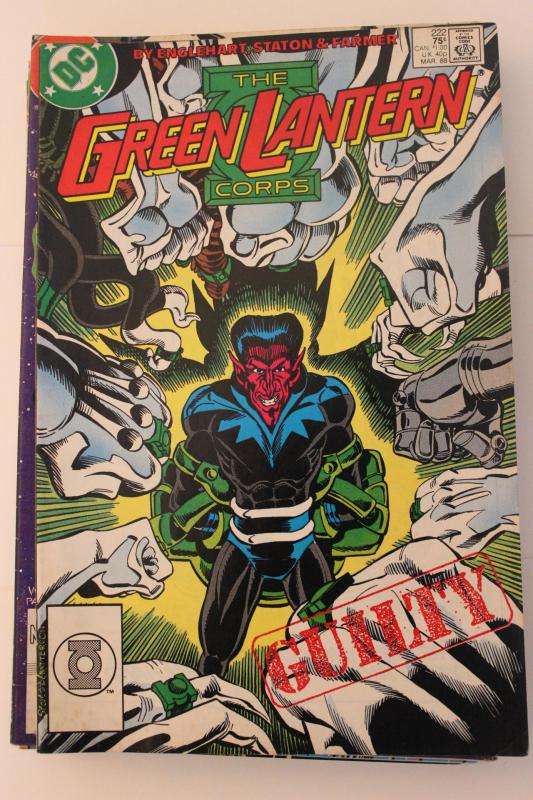 The Green Lantern Corp  #222 7-0-fn-vf