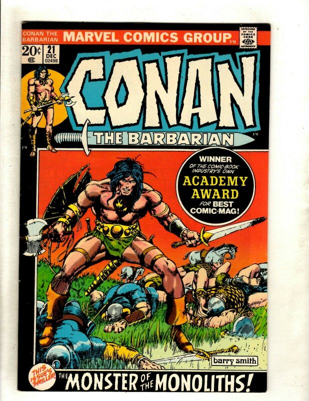 Conan The Barbarian # 21 VF Marvel Comic Book Elric Red Sonja Kull King RS2