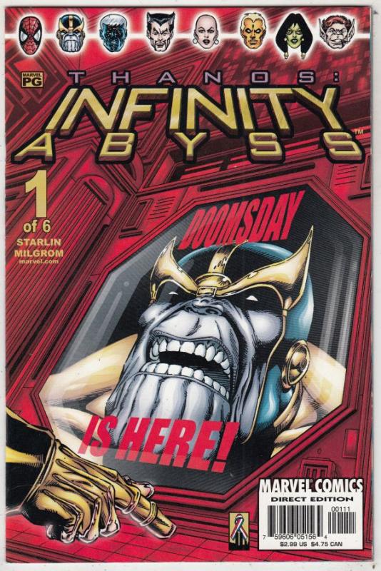 Thanos Infinity Abyss Set #1to6 (Aug-02) NM Super-High-Grade Warlock, Captain...