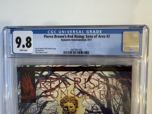 Red Rising Sons Of Ares 2 CGC 9.8 - Only 1 CGC Consensus Dynamite Pierce Brown