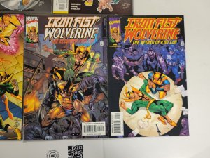 5 Marvel Comics #1 2 3 Iron Fist + #2 3 Iron Fist Wolverine 93 TJ15