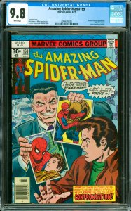 Amazing Spider-Man #169 CGC graded 9.8 Doctor Faustus appearance. Stan Lee ca...