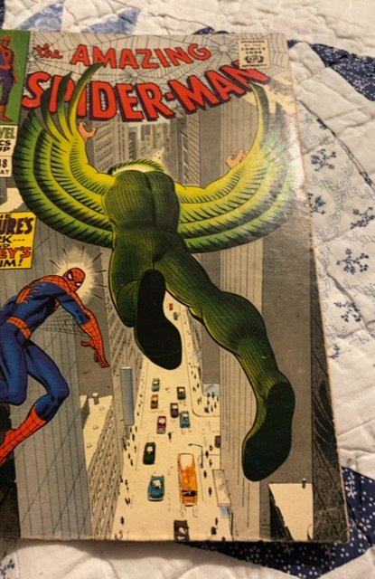 The Amazing Spider-Man #48 (1967)vs the vulture Romita art