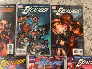 7 New Excalibur Marvel Comic Books # 1 2 3 4 5 6 7 X-Men Wolverine Storm J904 