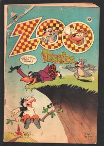 Zoo Funnies #2 1946- Charlton-Al Fago cover and story art.-Black Crow appears-VG