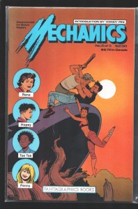 Mechanics 3 Issue Set #1  1985 - Fantagraphics  -NM - Comic Book