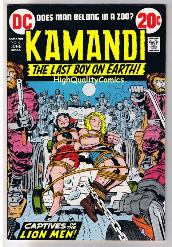 KAMANDI #6, VF+, Jack Kirby, Last Boy on Earth, 1972, more in store