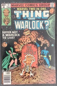 Marvel Two-In-One #63 Newsstand Edition (1980, Marvel) NM-