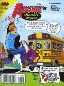 Archie's Double Digest Magazine #194 FN ; Archie | School Bus Voting Game