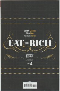 Eat The Rich #4 (Nov 2021, BOOM!), NM condition (9.4)