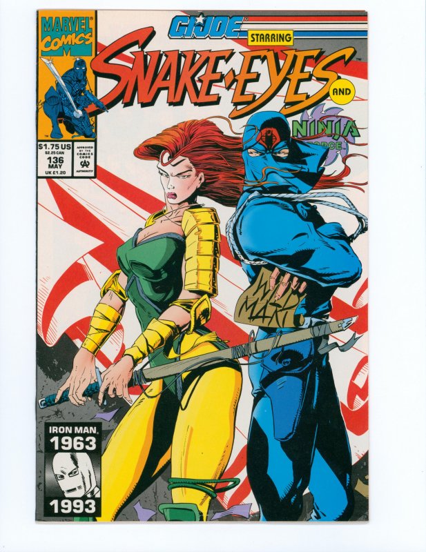 G.I. Joe: A Real American Hero #136 Classic Cover of Scarlet / Cobra Commander