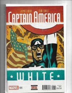 Captain America White #1A  NM 2015   nw107