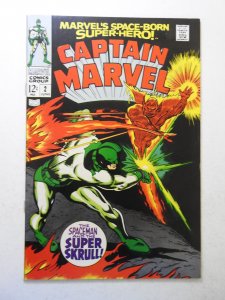Captain Marvel #2 (1968) VF Condition!