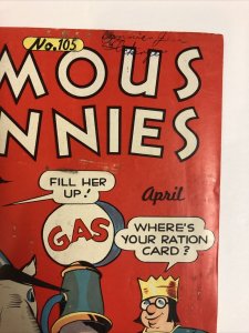 Famous Funnies (1943) # 105 (VG) | White Pages